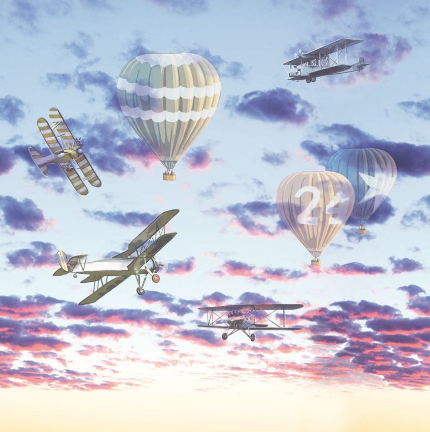 Fototapete - Flugzeuge und Luftballons 364167, Wallpower Junior, Eijffinger