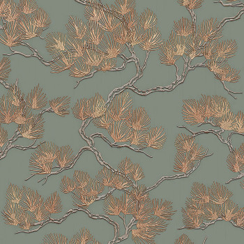 Luxustapete Zweige von Bäumen WF121013, Wall Fabric, ID Design