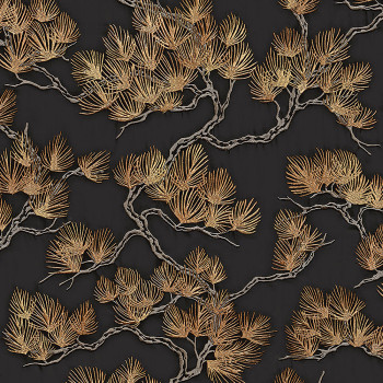 Luxustapete Zweige von Bäumen WF121015, Wall Fabric, ID Design 