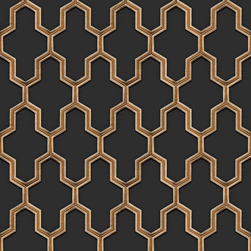 Luxustapete mit geometrischen Mustern WF121025, Wall Fabric, ID Design 