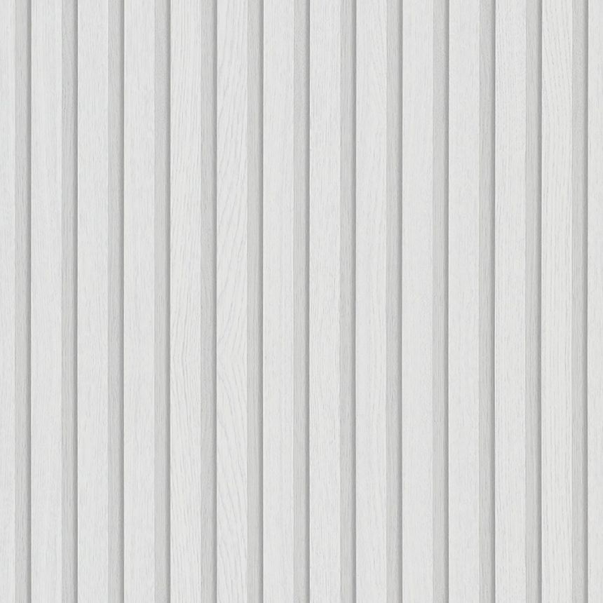 Grau-weiße 3D-Luxustapete, Holzimitat 33956, Botanica, Marburg