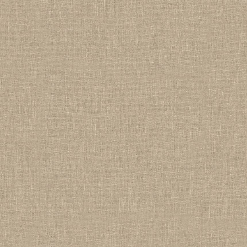 Braune einfarbige Luxustapete, Stoffimitation 33965, Botanica, Marburg