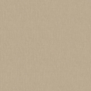 Braune einfarbige Luxustapete, Stoffimitation 33965, Botanica, Marburg