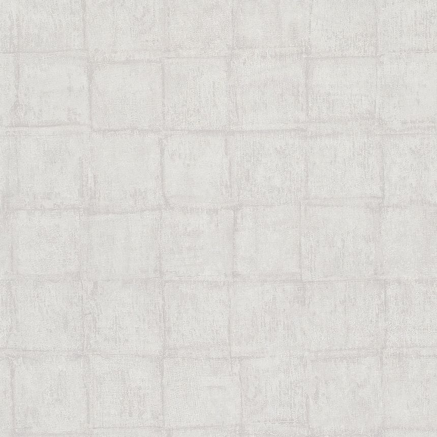 Grau-beige Luxustapete, Würfelmustermuster 33970, Botanica, Marburg