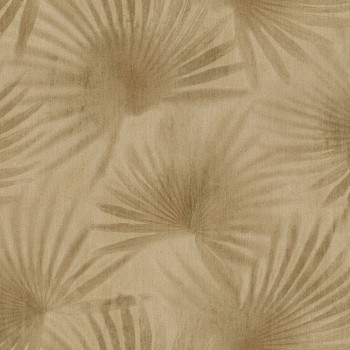 Braune Luxustapete mit Palmenblättern 72908, Zen, Emiliana Parati 