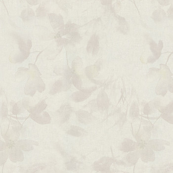 Luxuriöse weiße und cremefarbene Blumentapete 72953, Zen, Emiliana Parati 