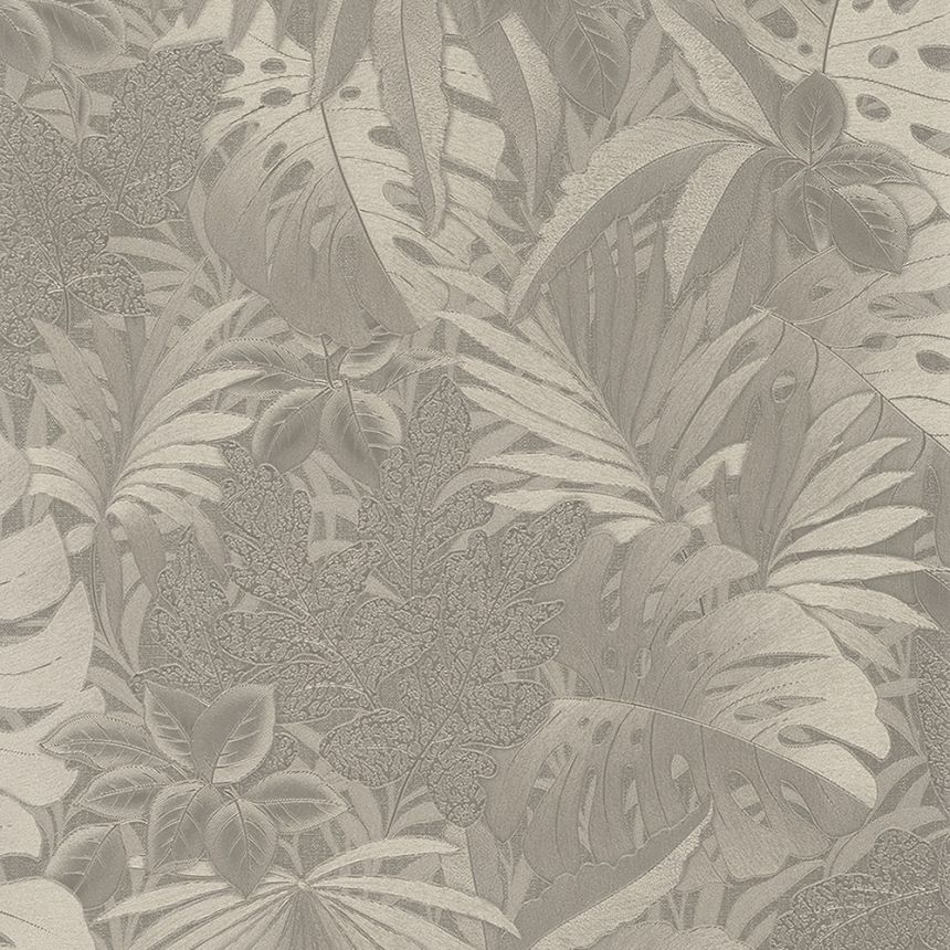 Luxus Goldtapete mit Blättern 33303, Botanica, Marburg