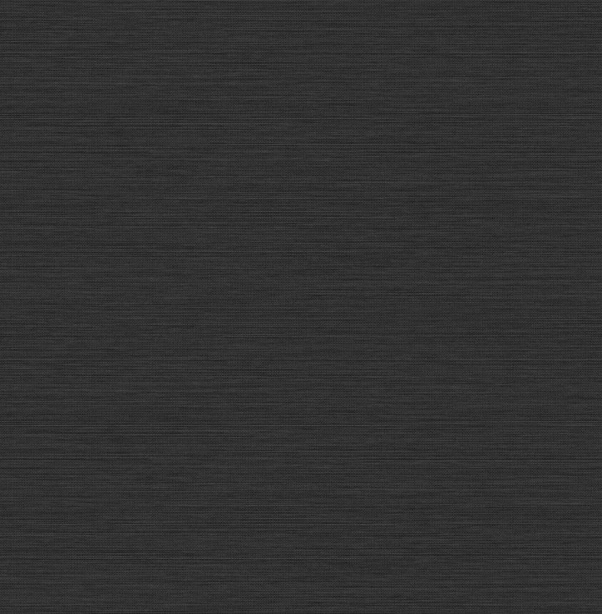 Einfarbige schwarze Tapete, Stoffimitat, 120896, Envy