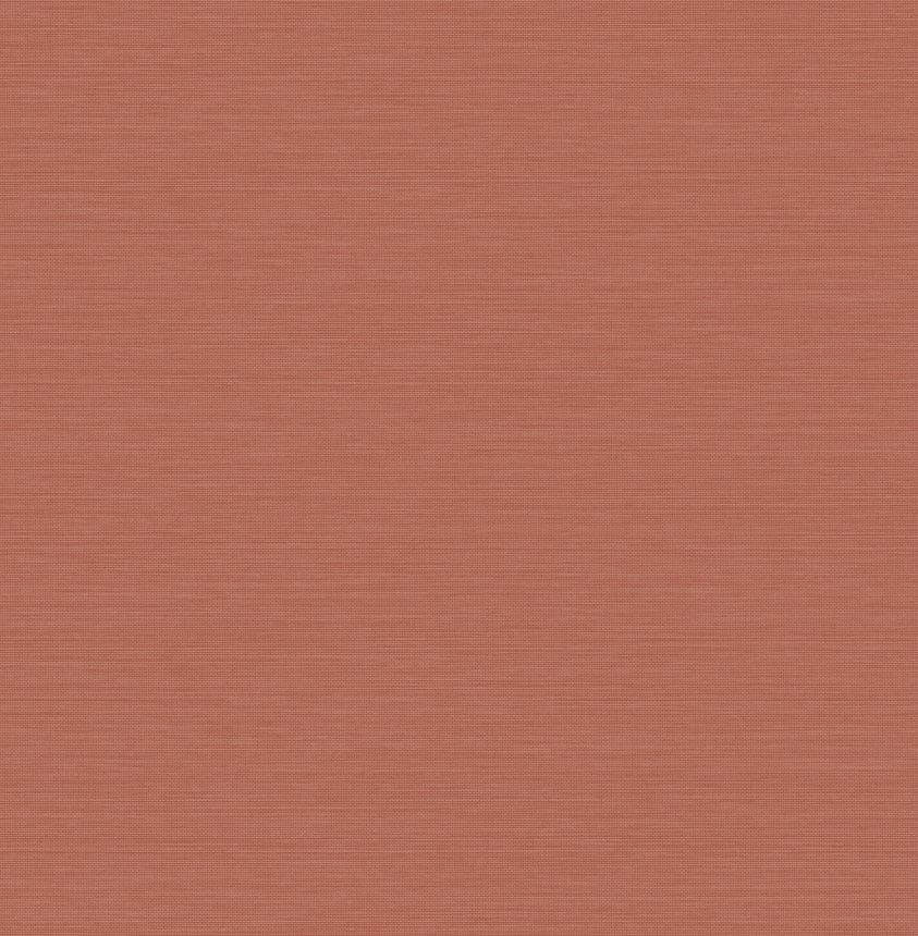 Einfarbige Terrakotta-Tapete, Stoffimitat, 120898, Envy