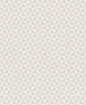 Grau-beige geometrische Tapete, ZEN303, Zen, Zoom by Masureel
