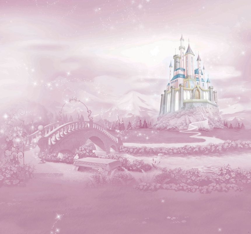 Kinder-Fototapete Disney, Prinzessinnenschloss, Vlies tapete Wandbilder - Princess Castle, 111387, 300 x 280 cm, Kids@Home 6, Graham & Brown
