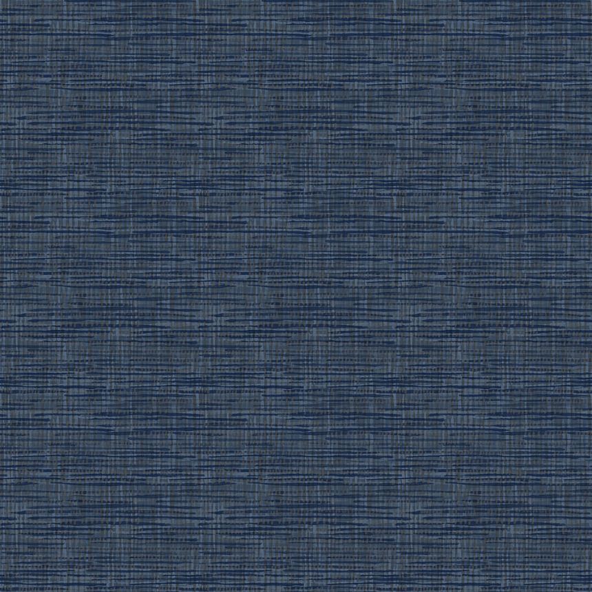 Blaue Vliestapete, Imitation von grobem Stoff FT221251, Fabric Touch, Design ID