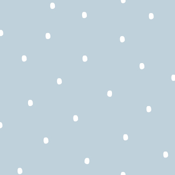 Blaue Papiertapete mit weißen Punkten 3360-1, Oh lala, ICH Wallcoverings