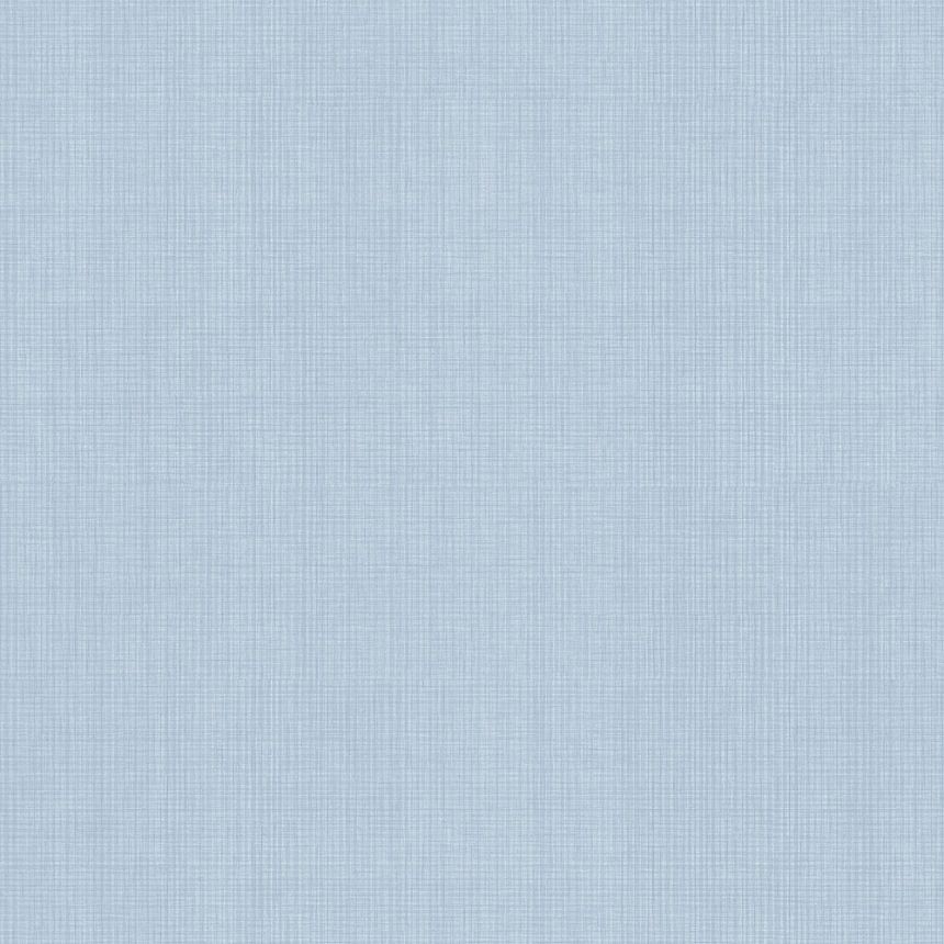 Blaue einfarbige Tapete - Stoffimitation 7010-4, Noa, ICH Wallcovering