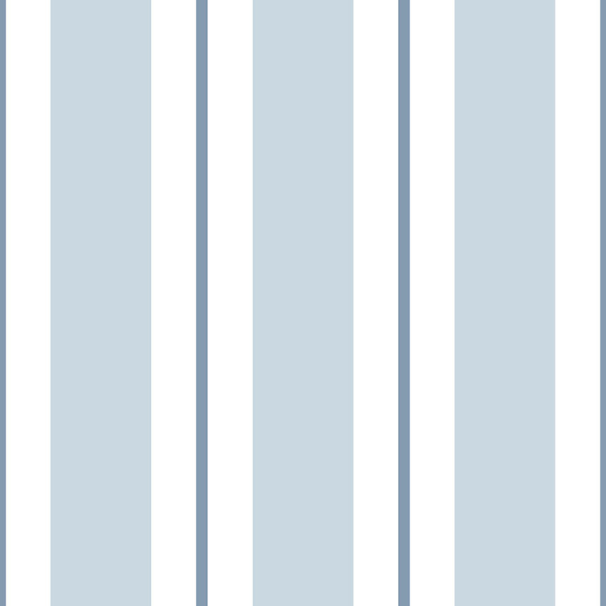 Blau-weiß gestreifte Tapete 7008-4, Noa, ICH Wallcoverings