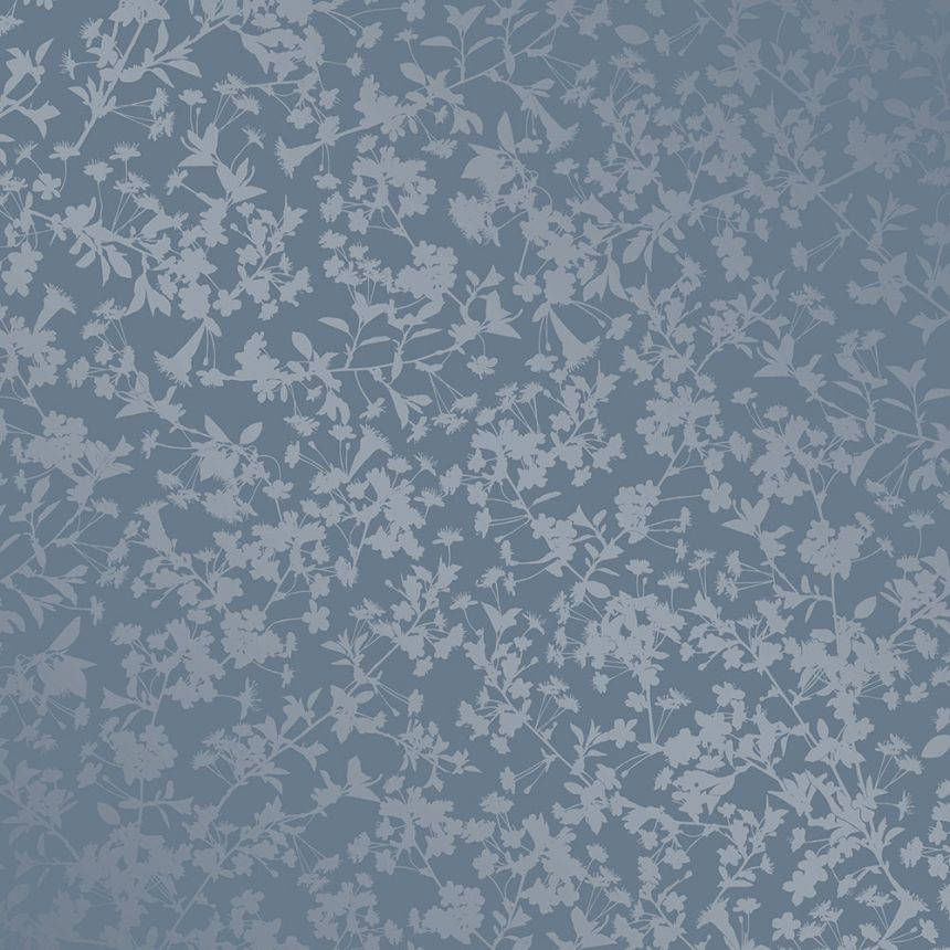 Blaue Tapete, Blumen, M52401, Adéle, Ugépa