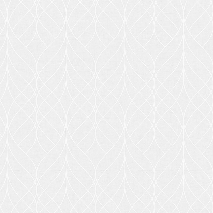 Graue Tapete mit geometrischen Mustern, M41990D, Adéle, Ugépa