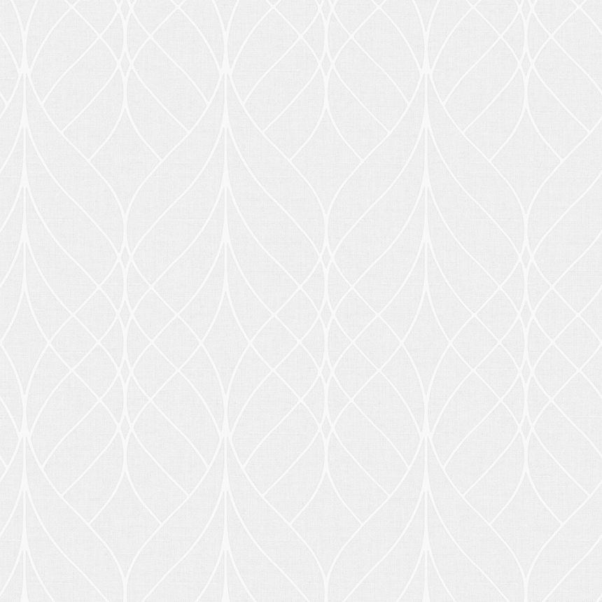 Graue Tapete mit geometrischen Mustern, M41900, Adéle, Ugépa