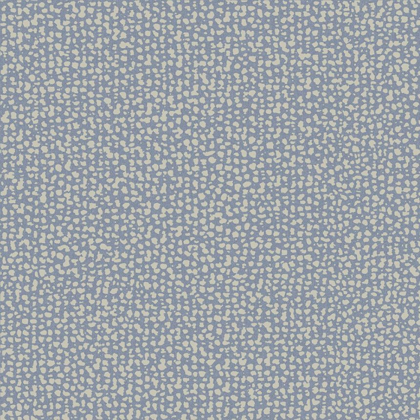 Blaue Tapete mit cremefarbenen Flecken DD3802, Dazzling Dimensions 2, York