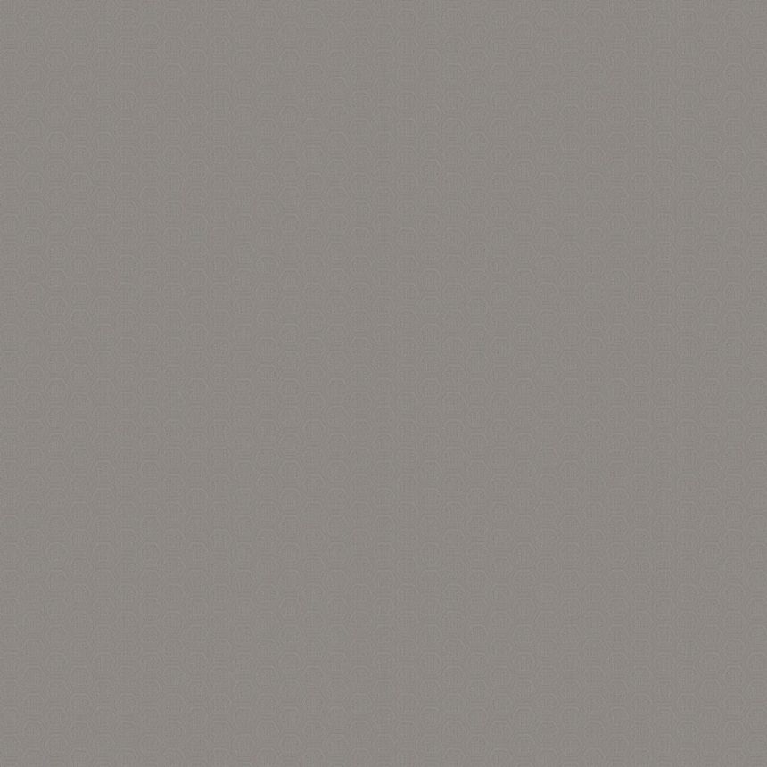 Graue Tapete mit geometrischen Mustern Z80060 Philipp Plein, Zambaiti Parati